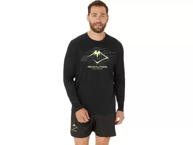 MAGLIA A MANICHE LUNGHE CON LOGO FUJITRAIL