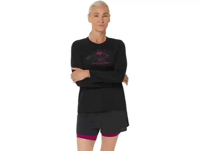 MAGLIA A MANICHE LUNGHE CON LOGO FUJITRAIL