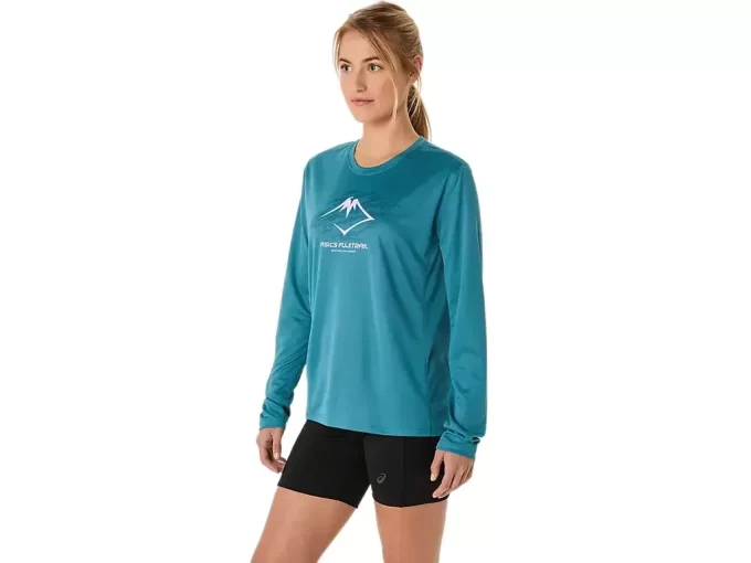 MAGLIA A MANICHE LUNGHE CON LOGO FUJITRAIL MAGLIA A MANICHE LUNGHE CON LOGO FUJITRAIL