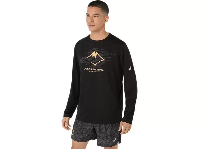 MAGLIA A MANICHE LUNGHE CON LOGO FUJITRAIL