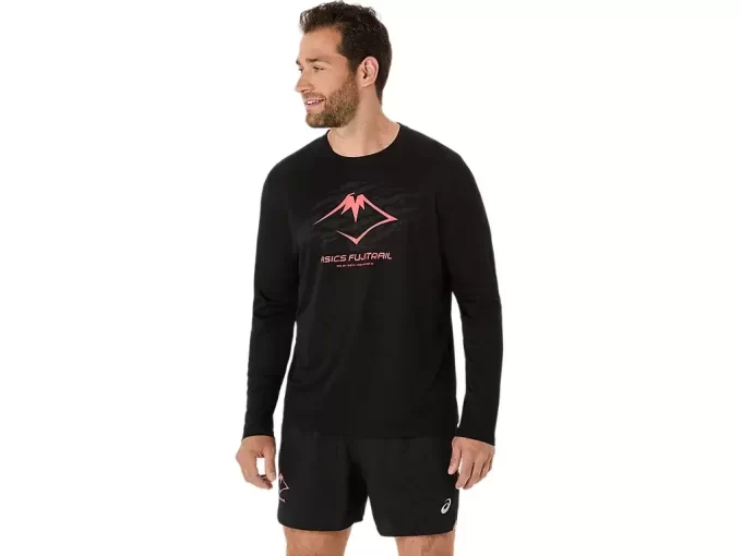 MAGLIA A MANICHE LUNGHE CON LOGO FUJITRAIL