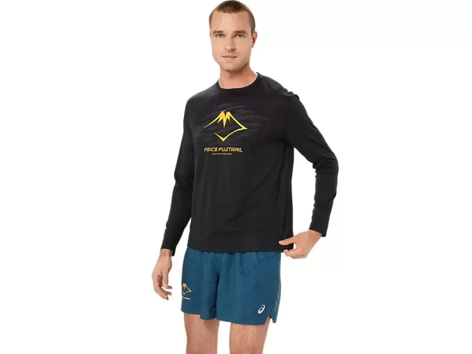 MAGLIA A MANICHE LUNGHE CON LOGO FUJITRAIL