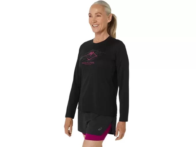 MAGLIA A MANICHE LUNGHE CON LOGO FUJITRAIL