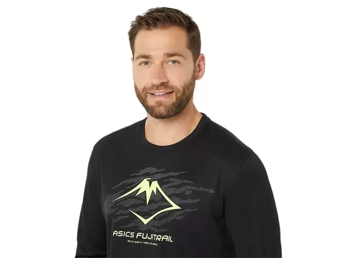 MAGLIA A MANICHE LUNGHE CON LOGO FUJITRAIL