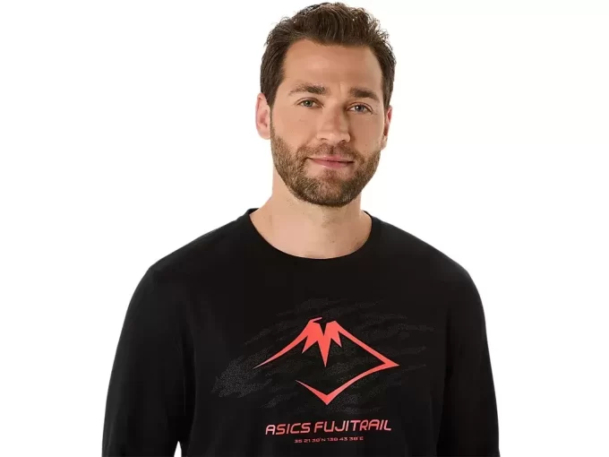 MAGLIA A MANICHE LUNGHE CON LOGO FUJITRAIL