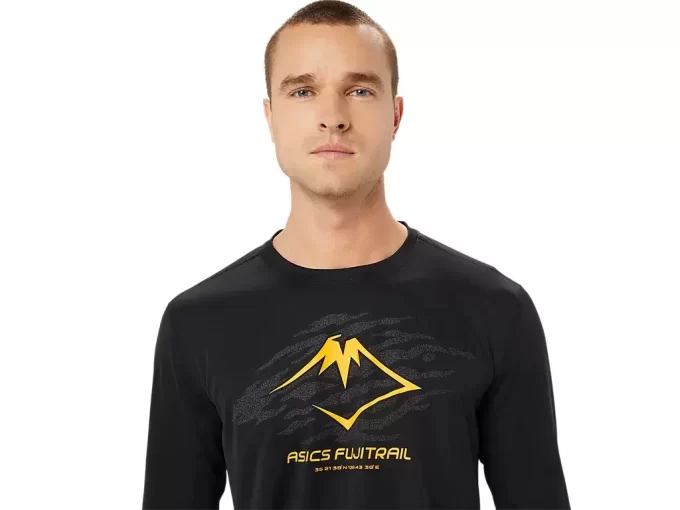 MAGLIA A MANICHE LUNGHE CON LOGO FUJITRAIL