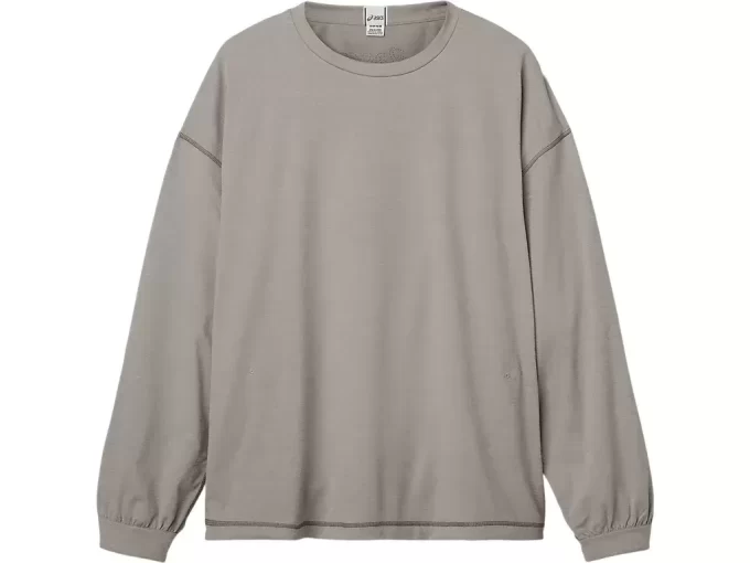 MAGLIA A MANICHE LUNGHE CON SCOLLO A GIROCOLLO