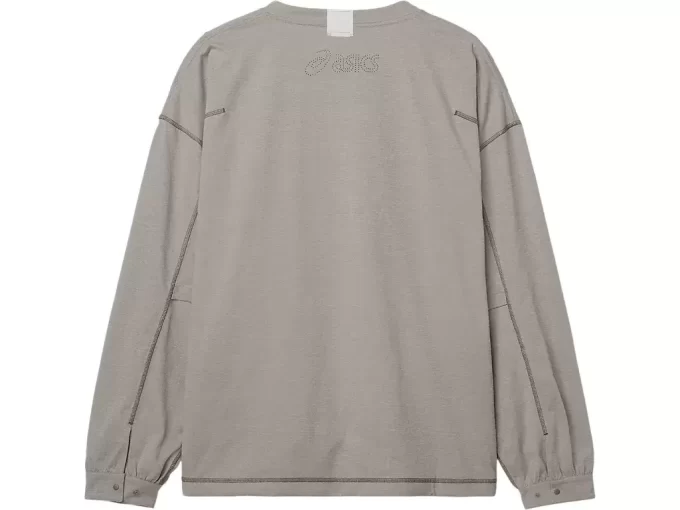 MAGLIA A MANICHE LUNGHE CON SCOLLO A GIROCOLLO