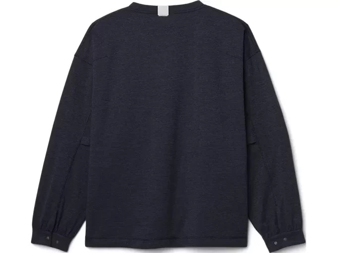 MAGLIA A MANICHE LUNGHE CON SCOLLO A GIROCOLLO