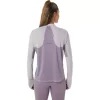 MAGLIA A MANICHE LUNGHE METARUN CON 1/2 ZIP DA DONNA