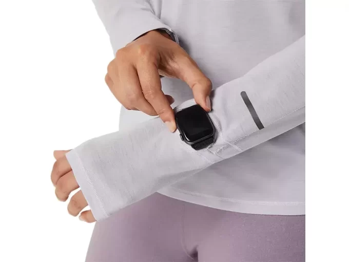 MAGLIA A MANICHE LUNGHE METARUN CON 1/2 ZIP DA DONNA