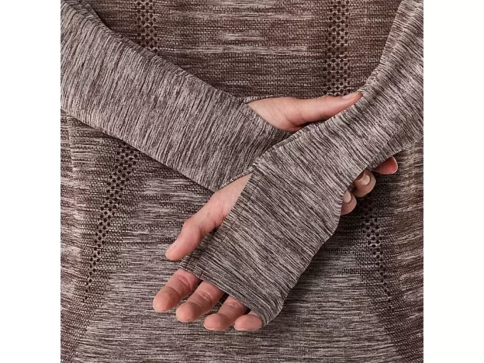 MAGLIA A MANICHE LUNGHE SENZA CUCITURE DA DONNA