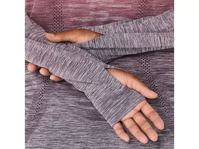 MAGLIA A MANICHE LUNGHE SENZA CUCITURE DA DONNA