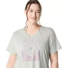 MAGLIA DA DONNA CON SLOGAN GIRASOLE E SCOLLO A V