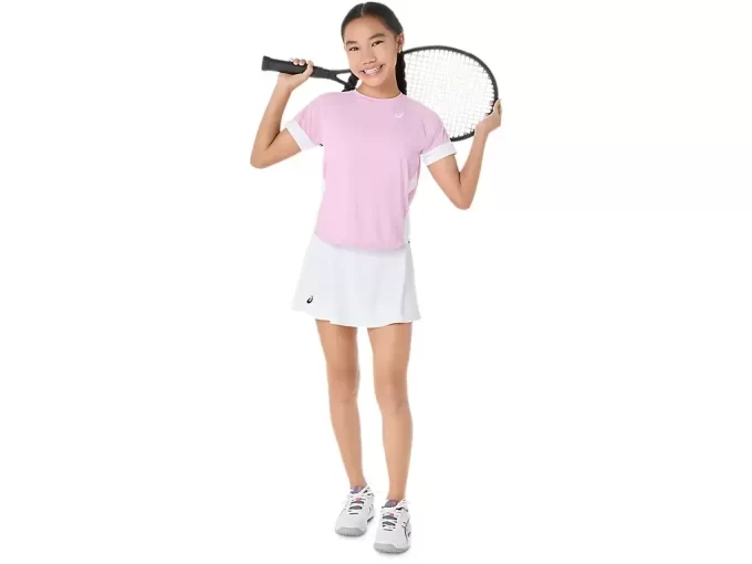 MAGLIA DA TENNIS A MANICHE CORTE PER BAMBINE MAGLIA DA TENNIS A MANICHE CORTE PER BAMBINE