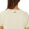 MAGLIA ELASTICIZZATA A MANICHE CORTE DA DONNA