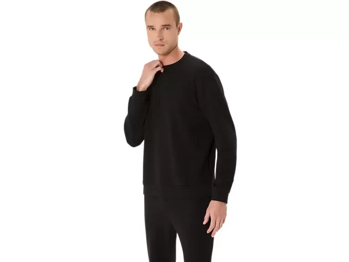 MAGLIA GIROCOLLO IN FELPA