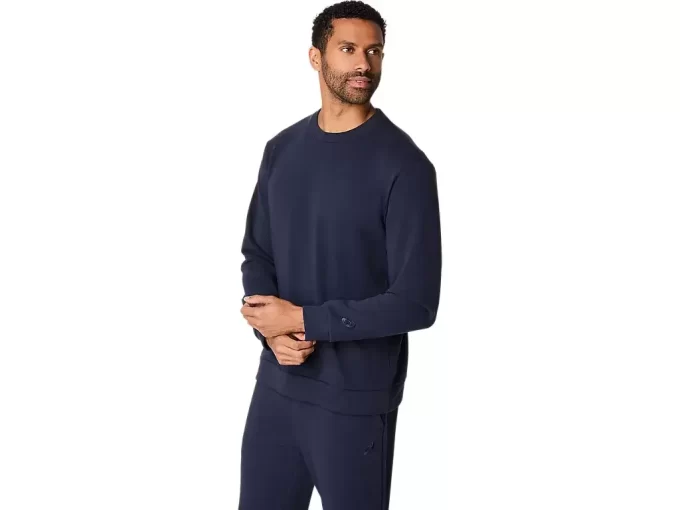 MAGLIA GIROCOLLO IN FELPA