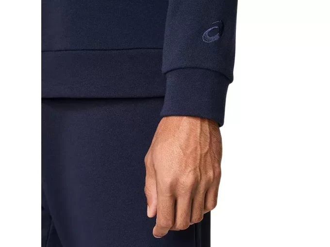 MAGLIA GIROCOLLO IN FELPA