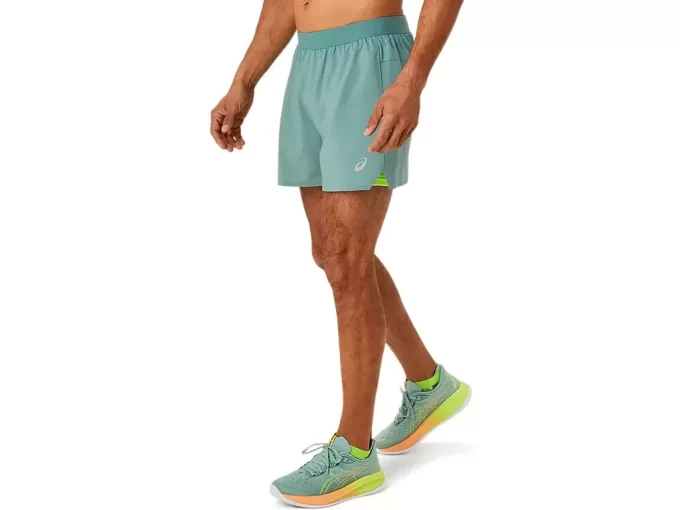 Pantaloncini da strada 2 in 1 da uomo, 5 pollici