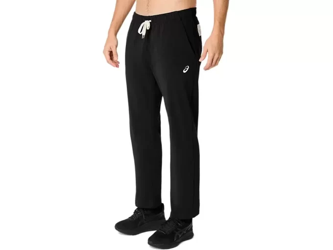 PANTALONI DRITTI IN MAGLIA PESANTE