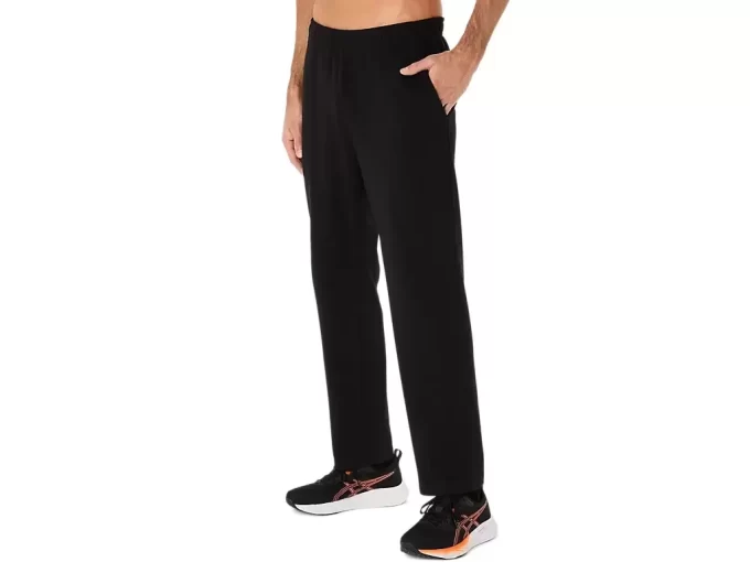 PANTALONI DRITTI IN MAGLIA PESANTE