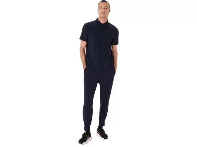 PANTALONI JOGGER IN MAGLIA ELASTICIZZATA