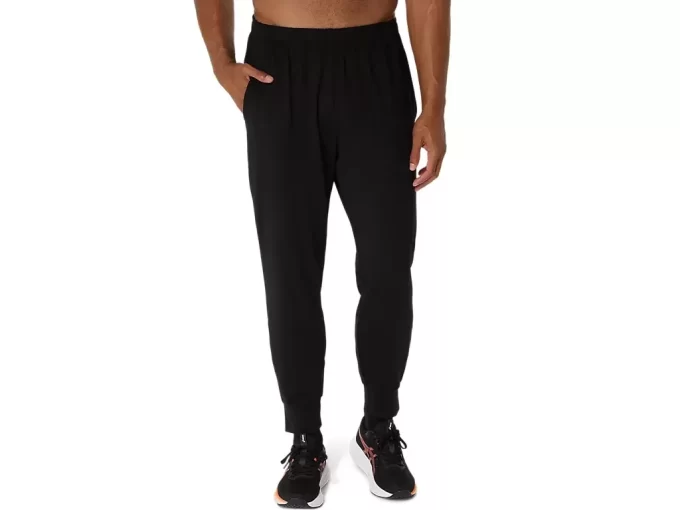 PANTALONI JOGGER IN MAGLIA ELASTICIZZATA