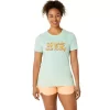 T-SHIRT A MANICHE CORTE ASICS BALANCED DA DONNA
