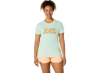 T-SHIRT A MANICHE CORTE ASICS BALANCED DA DONNA