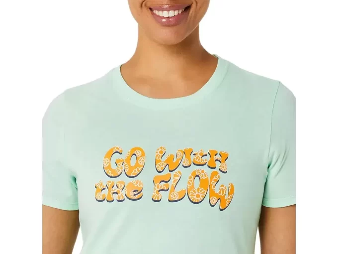 T-SHIRT A MANICHE CORTE ASICS BALANCED DA DONNA