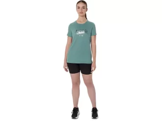 T-SHIRT A MANICHE CORTE ASICS FOIL DA DONNA