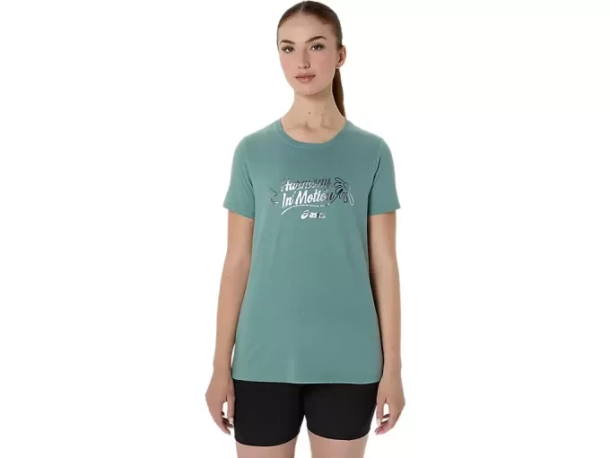 T-SHIRT A MANICHE CORTE ASICS FOIL DA DONNA T-SHIRT A MANICHE CORTE ASICS FOIL DA DONNA