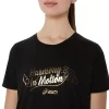 T-SHIRT A MANICHE CORTE ASICS FOIL DA DONNA