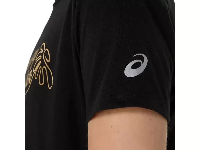 T-SHIRT A MANICHE CORTE ASICS FOIL DA DONNA