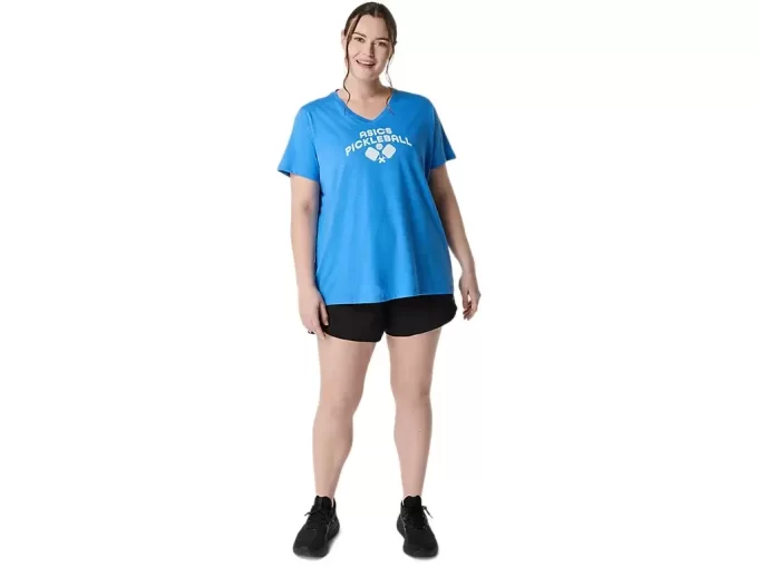 T-SHIRT A MANICHE CORTE ASICS PICKLEBALL DA DONNA