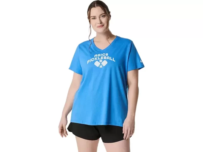 T-SHIRT A MANICHE CORTE ASICS PICKLEBALL DA DONNA