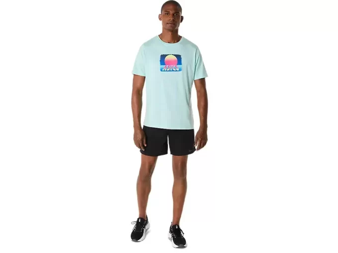 T-SHIRT A MANICHE CORTE ASICS RETRO SUNSET