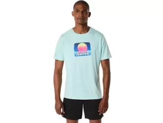 T-SHIRT A MANICHE CORTE ASICS RETRO SUNSET
