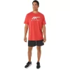 T-SHIRT A MANICHE CORTE ASICS STRIPE