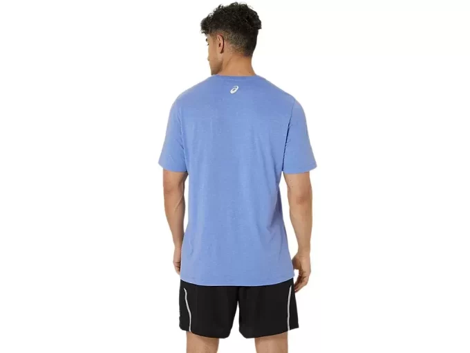 T-SHIRT A MANICHE CORTE ASICS STRIPE