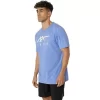 T-SHIRT A MANICHE CORTE ASICS STRIPE