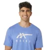 T-SHIRT A MANICHE CORTE ASICS STRIPE