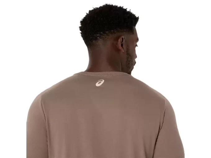 T-SHIRT A MANICHE CORTE ASICS STRIPE