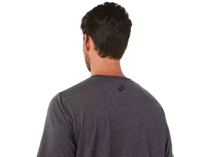 T-SHIRT A MANICHE CORTE ASICS STRIPE