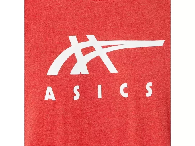 T-SHIRT A MANICHE CORTE ASICS STRIPE