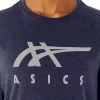 T-SHIRT A MANICHE CORTE ASICS STRIPE