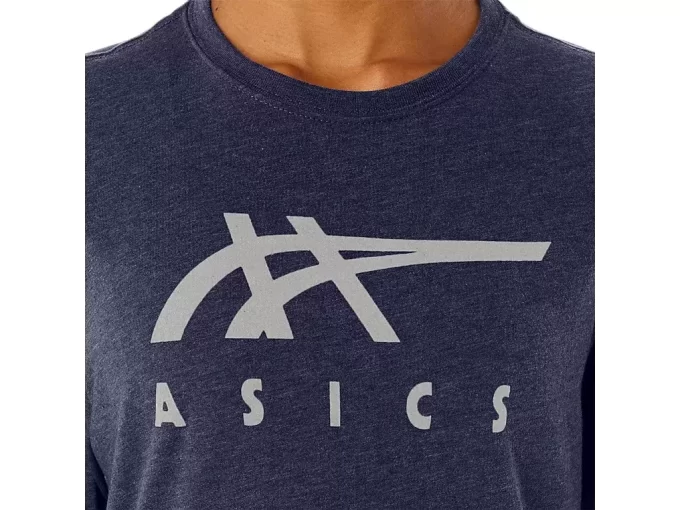 T-SHIRT A MANICHE CORTE ASICS STRIPE