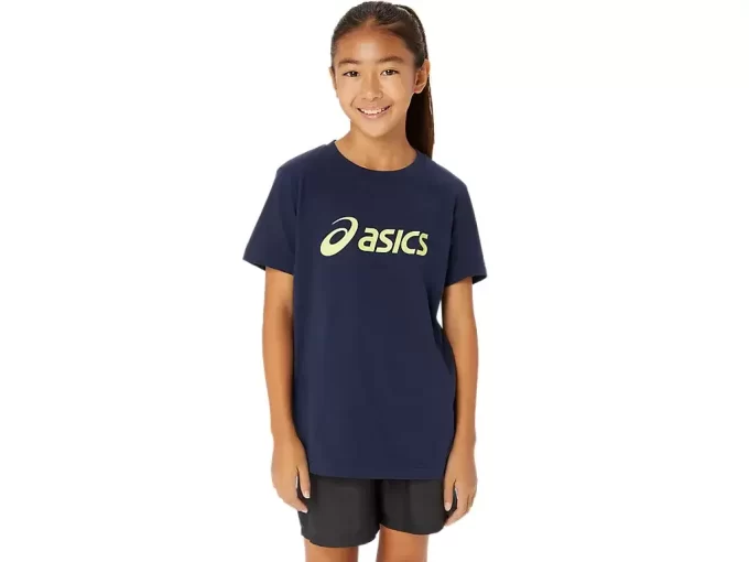 T-SHIRT A MANICHE CORTE CON LOGO ASICS