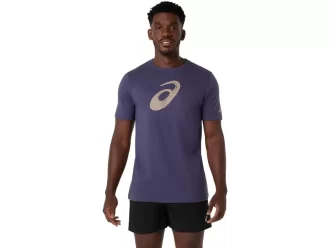 T-shirt a maniche corte con motivo a pennello